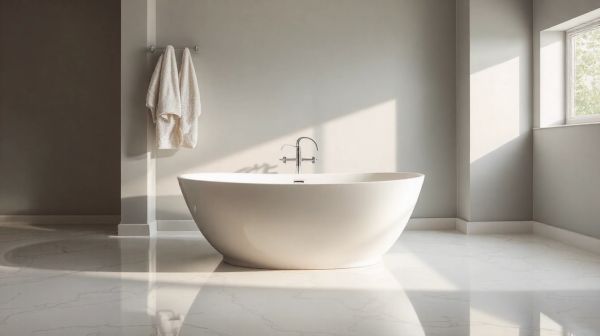10 idées pour égayer votre salle de bains avec une baignoire îlot